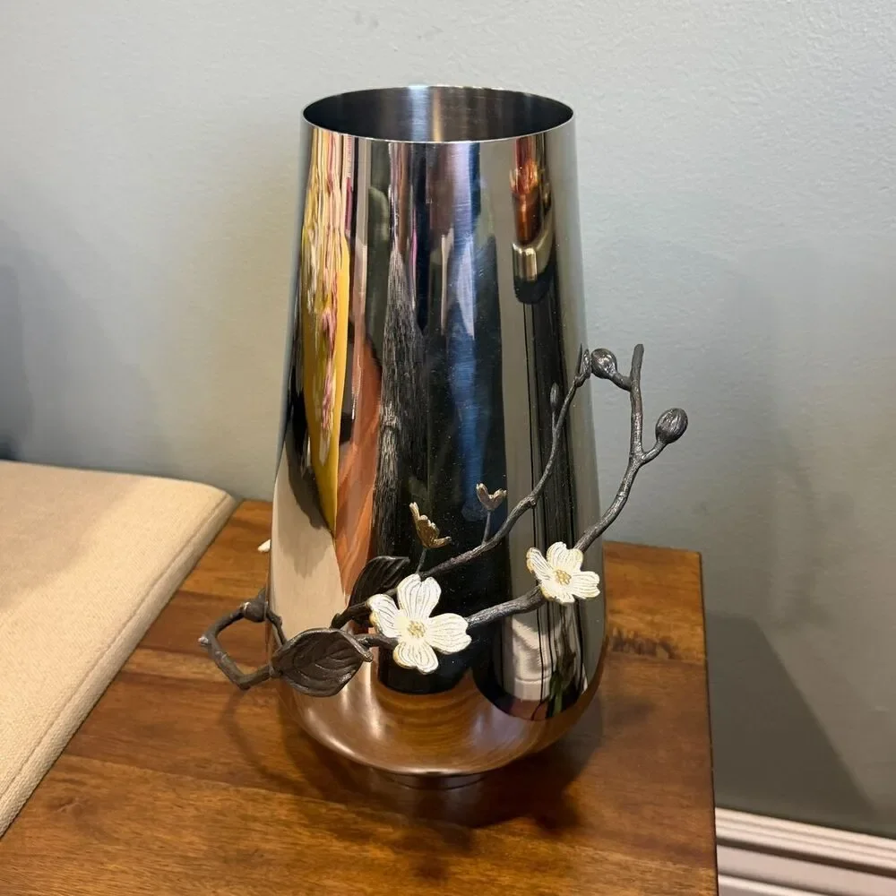 Michael Aram Dogwood Vase Large NEW No Box